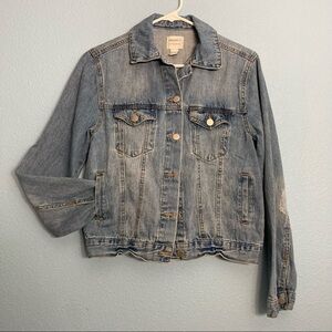 Forever 21 Contemporary Denim Jean Jacket - Blue - 100% cotton